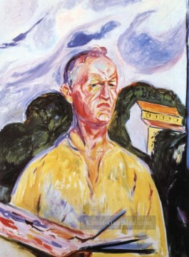 Selbstporträt in Ekely 1926 Edvard Munch Ölgemälde
